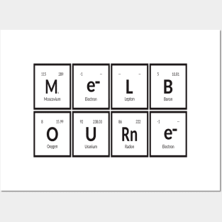 Melbourne Table of Elements Posters and Art